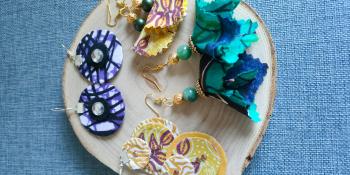 Manualidades desde casa: 'Bisutería: Pendientes de tela', por la voluntaria Orietta