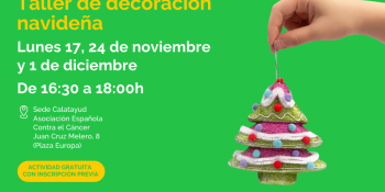 Taller de decoración navideña