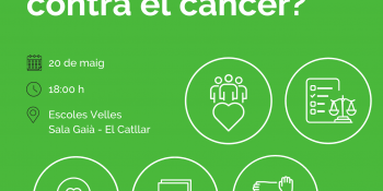 Coneixes com et podem ajudar des de l’Associació Contra el Càncer? 